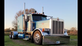 Flat Top Peterbilt gets Front Air Ride!