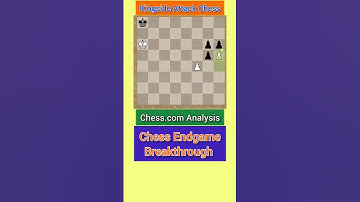 How to create Passed Pawn in Chess Endgame #shortvideo #shortsyoutube #chess