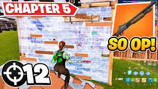 Pxlarized FIRST Fortnite CHAPTER 5 Win With NEW OP SHOTGUN! (Full Ranked Gameplay)