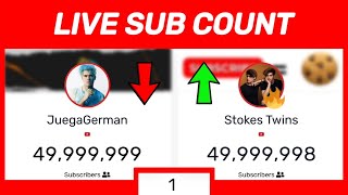 JuegaGerman vs. Stokes Twins: THE RACE TO 50M SUBSCRIBERS!