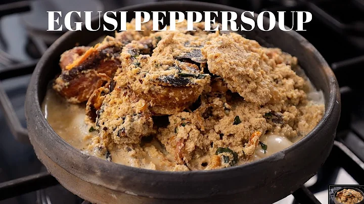 How To Make Egusi Peppersoup |Oilless Egusi Soup Recipe
