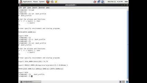 OTM 6.3.6 Installation Guide (Oracle Linux 6.3) - Part 11 - Set Bash Profile - User (otm)