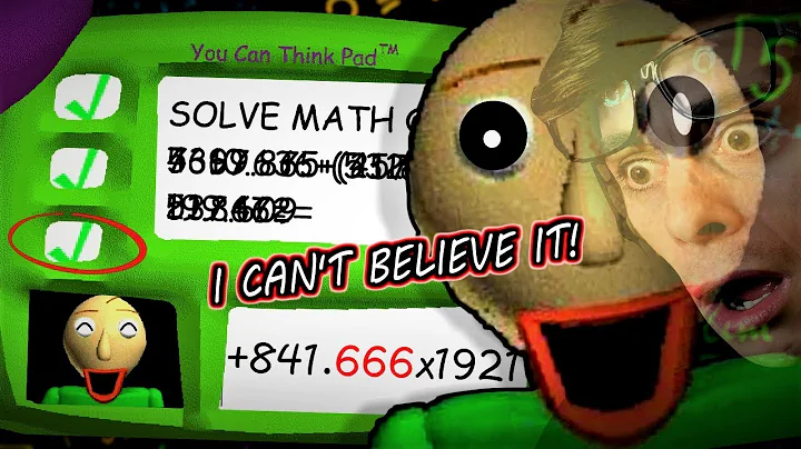 SOLVING THE SECRET THIRD QUESTION!! | Baldis Basics in Education and learning (Anti Impossible Mod)