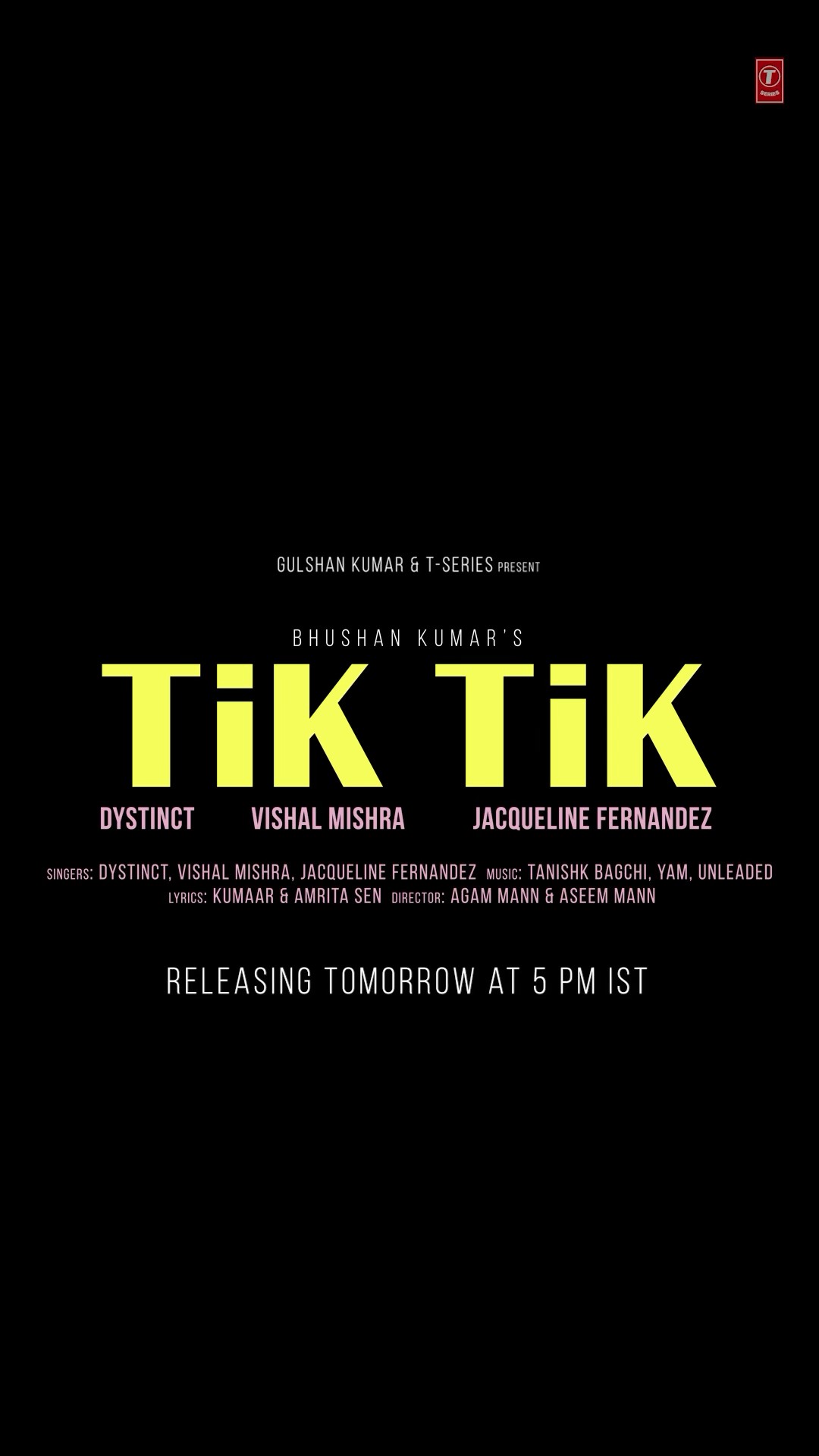 TIK TIK (Teaser):  Dystinct | Vishal Mishra | Jacqueline Fernandez | Tanishk Bagchi
