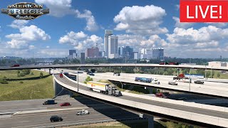 🔴LIVE: NEW DLC NEBRASKA PLUS 1.50 UPDATE!!! | American Truck Simulator Convoy