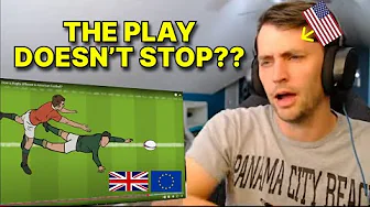 American reacts to "How is Rugby different to American Football?"