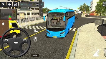 2024 Indonesia Bus Simulator Full Traffic Driving Hill Road Offroad Android New Gameplay |#688