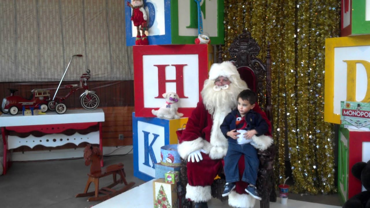Dylan with Santa - YouTube
