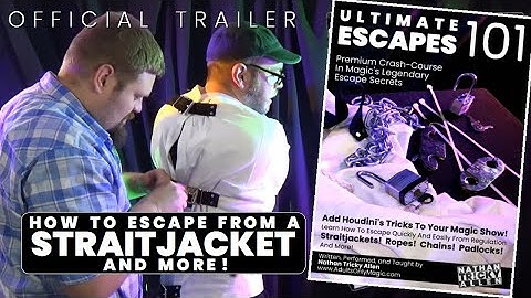 How To Escape From a Straitjacket!