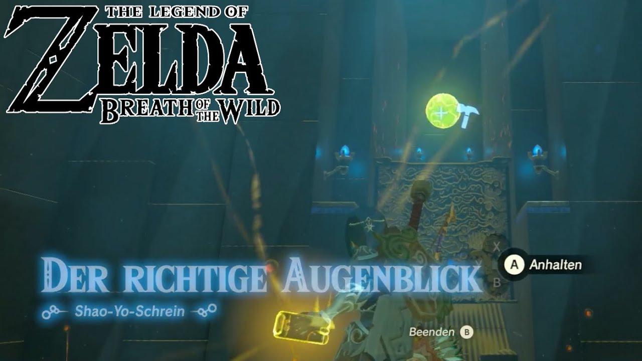 Zelda Breath Of The Wild Shao Yo Schrein Der richtige Augenblick im Shao-Yo-Schrein! | Zelda Breath of the Wild