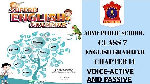 class 7 ENGLISH GRAMMAR CHAPTER 14 | VOICE- ACTIVE AND PASSIVE |  EXERCISE |   @nksclasses