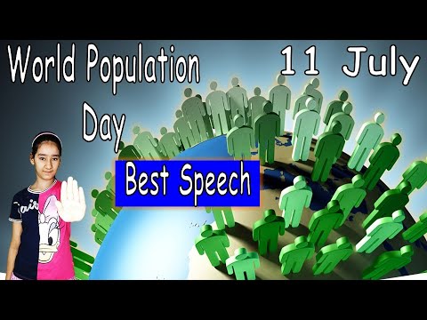 2 minute speech on world population day