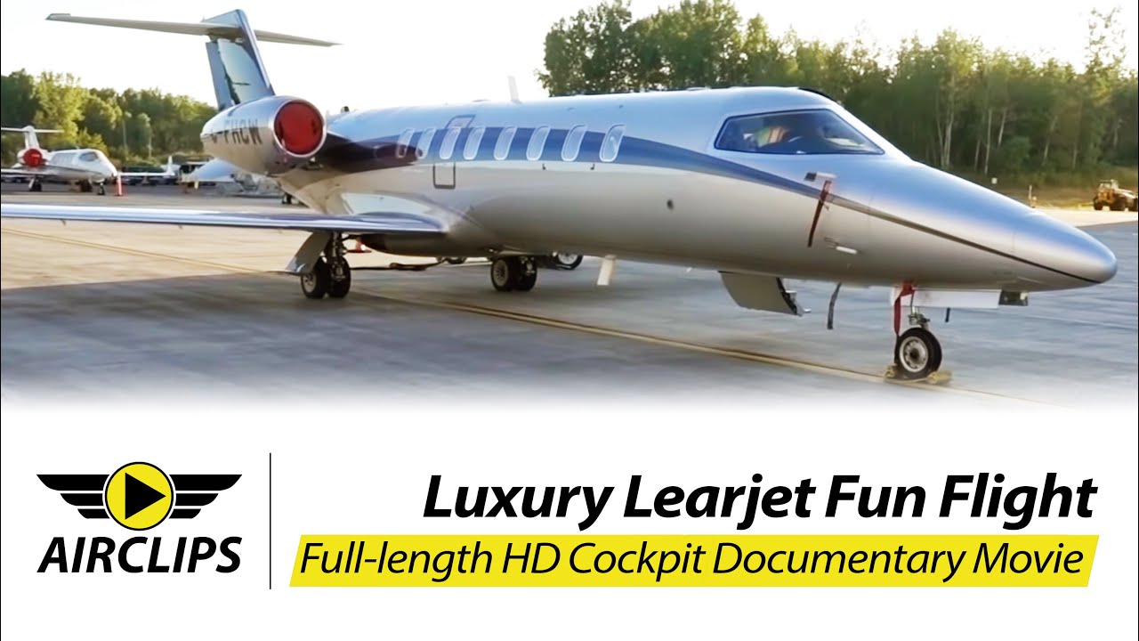 Ferrari of the Sky IN ACTION! Nolinor Learjet 45 Training Flights ULTIMATE COCKPIT MOVIE! [AirClips]