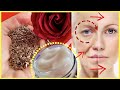 Change Your Skin Overnight! Boil FLAXSEED With ROSE and Make NIGHT Serum, Anti Aging DAY CREAM