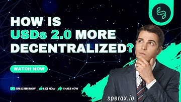 How is Sperax USD ($USDs) 2.0 more decentralized?