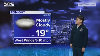 4th grader reports Friday's weather forecast