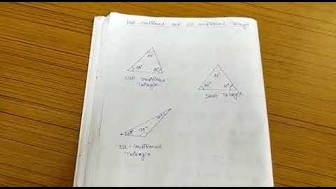DISCUSS ABOUT WELL CONDITIONED AND ILL-CONDITIONED TRIANGLE