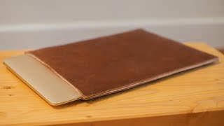 Making a Leather Laptop Sleeve