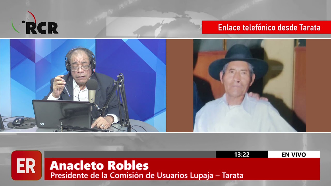 ENTREVISTA A ANACLETO ROBLES, PRESIDENTE DE LA COMISIÓN DE USUARIOS DE LUPAJA - TARATA