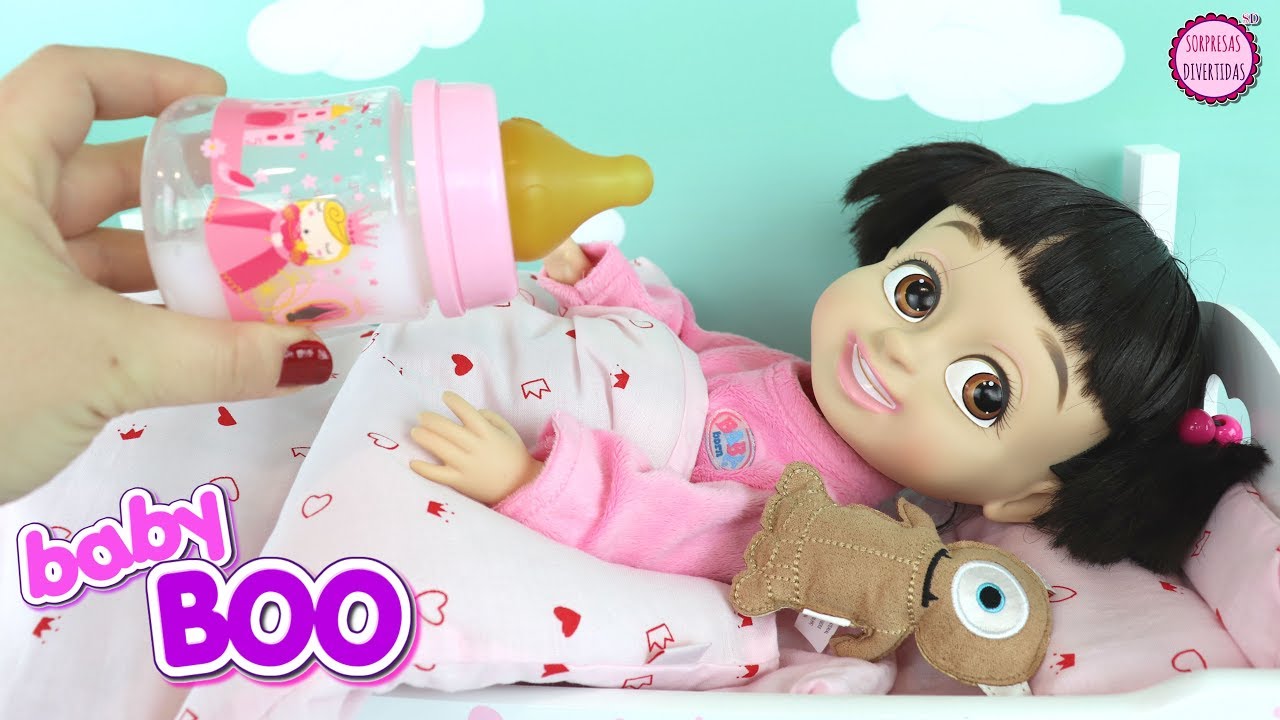 Muñeca Bebé Boo come sopa de ORBEEZ en su Rutina de Noche y abriendo juguetes sorpresa