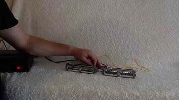 2 Synchronized  2-Color Flushmount Dual Linear LED Lightheads Demo from VASLights.com | R/W R/W