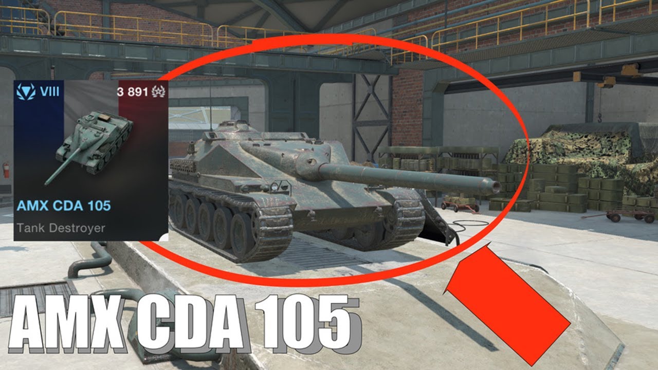Playing the AMX CDA 105 in [World of Tanks Blitz] 