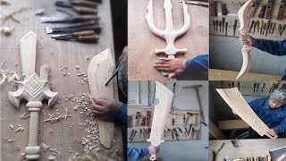 Creative handcraft use wood make amazing weapon in game MLBB, DIY  2019 screenshot 1