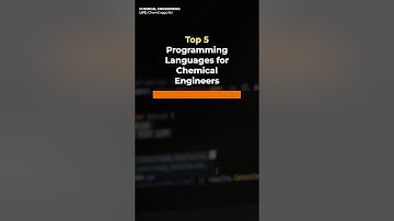 Programming languages for chemical Engineers | TOP 5 | #chemicalengineering #shorts