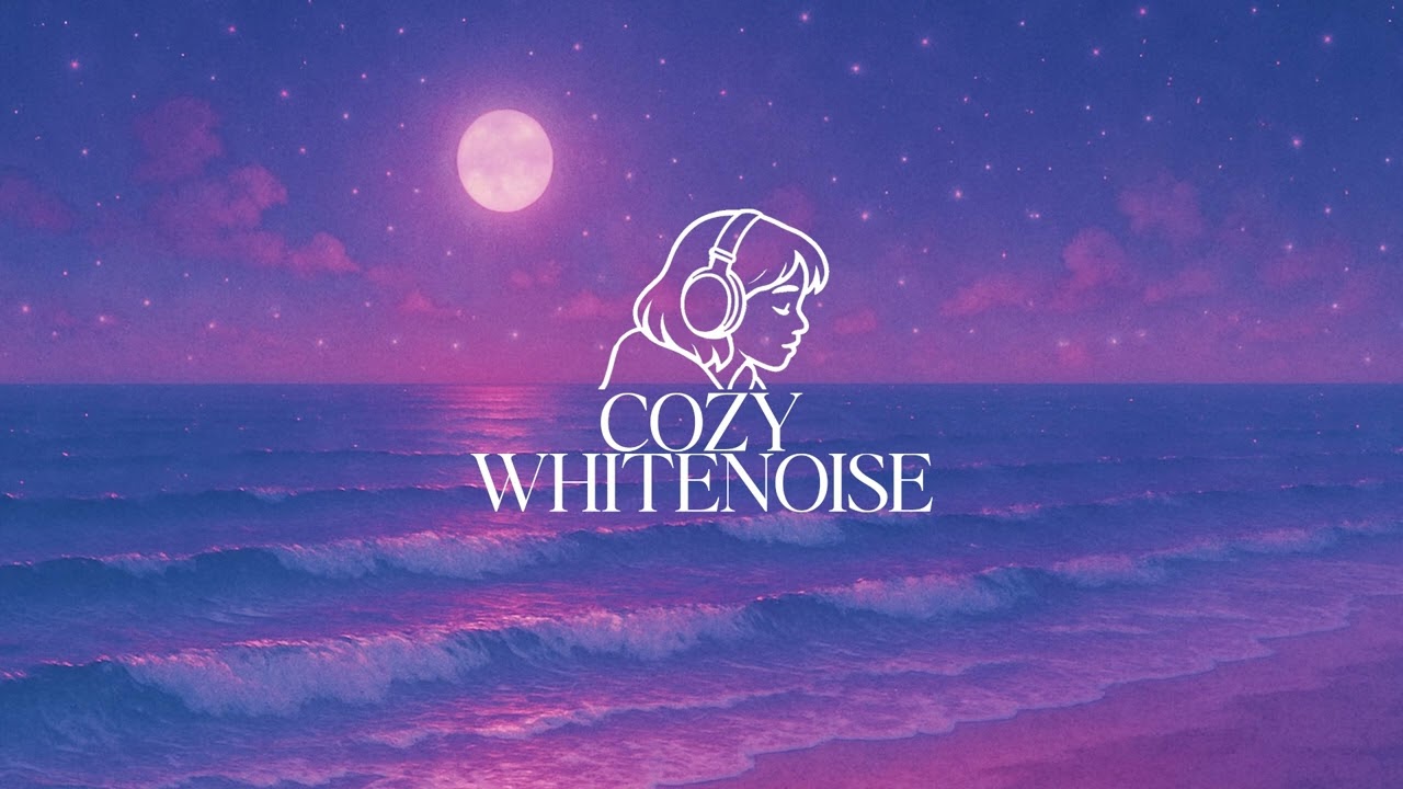 🌌 3 HOURS Starry Night Ocean Waves — Deep Sleep & Focus White Noise