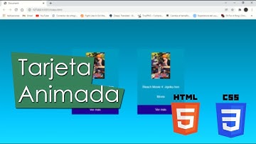 TARJETA CON EFECTO HOVER CON HTML Y CSS
