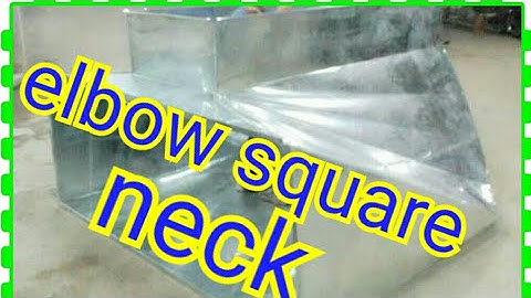 Elbow transform square neck..flat one side