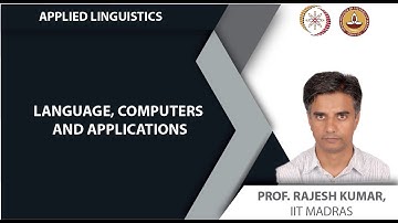 Language, Computers and Applications