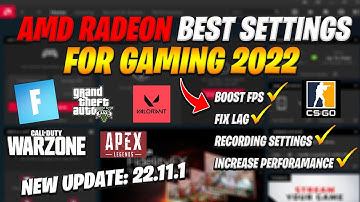 AMD Radeon Software New update 22.11.1 (2022 FOR Best Setting Gaming)