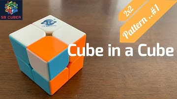 How to make Cube in a Cube Pattern in 2x2 Rubik