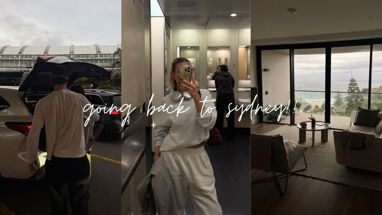 VLOG: flying to sydney, seeing raph & first day back