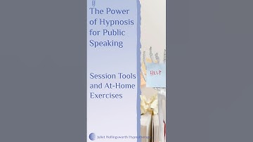 Overcoming Public Speaking Anxiety: Session Tools and At-Home Exercises