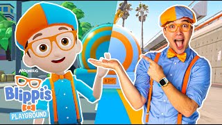 Blippi Mobile Song | Blippi Roblox Educational Gaming Videos for Kids