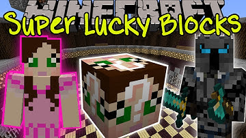 Minecraft: GAMINGWITHJEN SUPER LUCKY BLOCK CHALLENGE GAMES - Lucky Block Mod - Modded Mini-Game