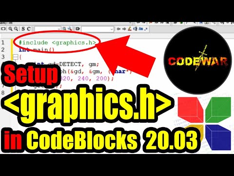 code block รันไม่ได้  New 2022  02. [New] How to setup graphics.h in CodeBlocks v20.03 | CodeWar