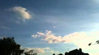 High stratocumulus on a fine spring day