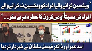 Covid 5th Wave in Pakistan | Surge in Omicron Cases in Pakistan | Asad Umar Faisal Sultan Media Talk