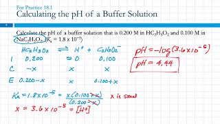 18.2 Buffers: Solutions That Resist pH Change