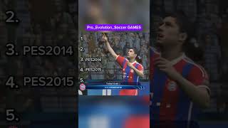 Best PES Games Ranked