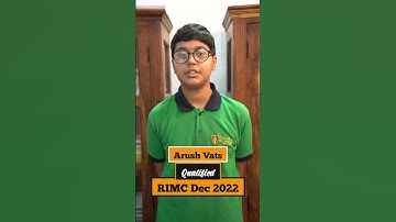 Aarush Vats Qualified RIMC Dec 2022 #sainik_school_coaching #rimc_coaching_center #sukhoi_academy