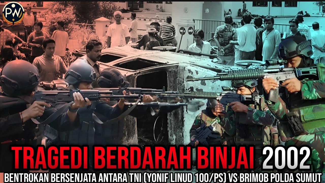 Ratusan Prajurit TNI Linud 100 Serang Markas Polres Langkat Dan Brimob Kompi A Binjai | 10 Tew4s