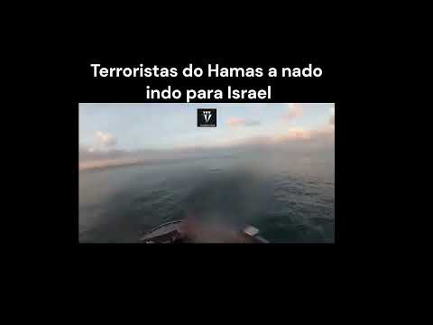 Terroristas do Hamas tentam entrar a nado em Israel