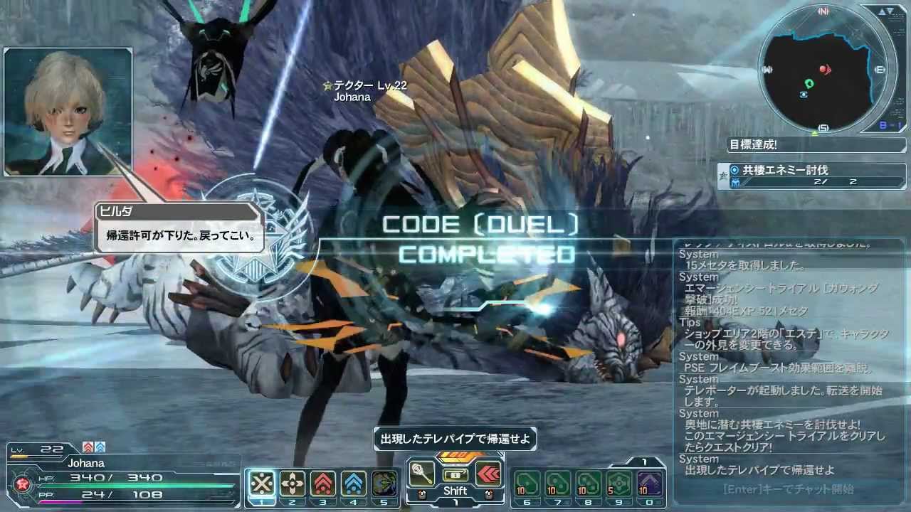 Phantasy Star Online 2 JP: Frozen Tundra Exploration - Normal