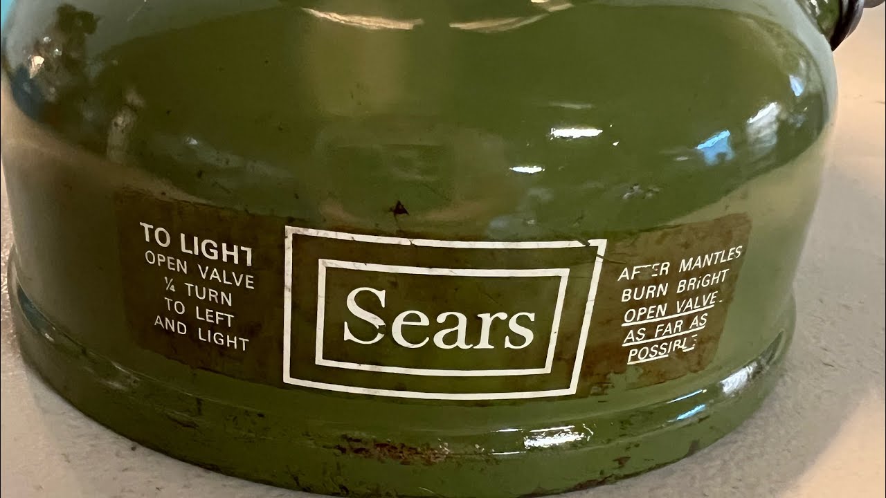 03/76 Sears Lantern Avocado Green model 72335-1 - YouTube