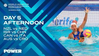 Afternoon Session Day 5 Crossover World Aquatics Women s U18 Water Polo Championships 2026