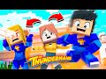 THE THUNDERMANS NO MINECRAFT #02 - CHERRY DESCOBRIU NOSSOS SUPER PODERES!